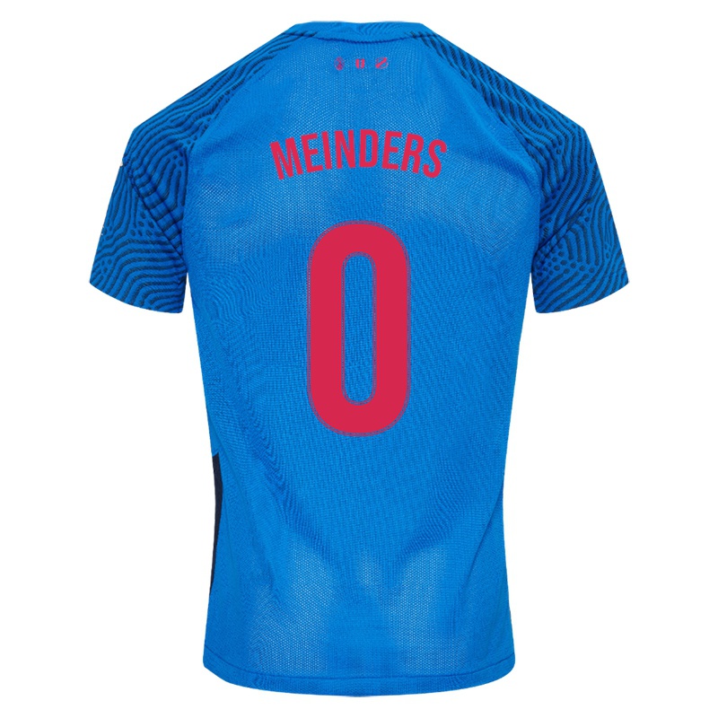 Niño Camiseta Evy Meinders #0 Cielo Azul 2ª Equipación 2021/22 La Camisa