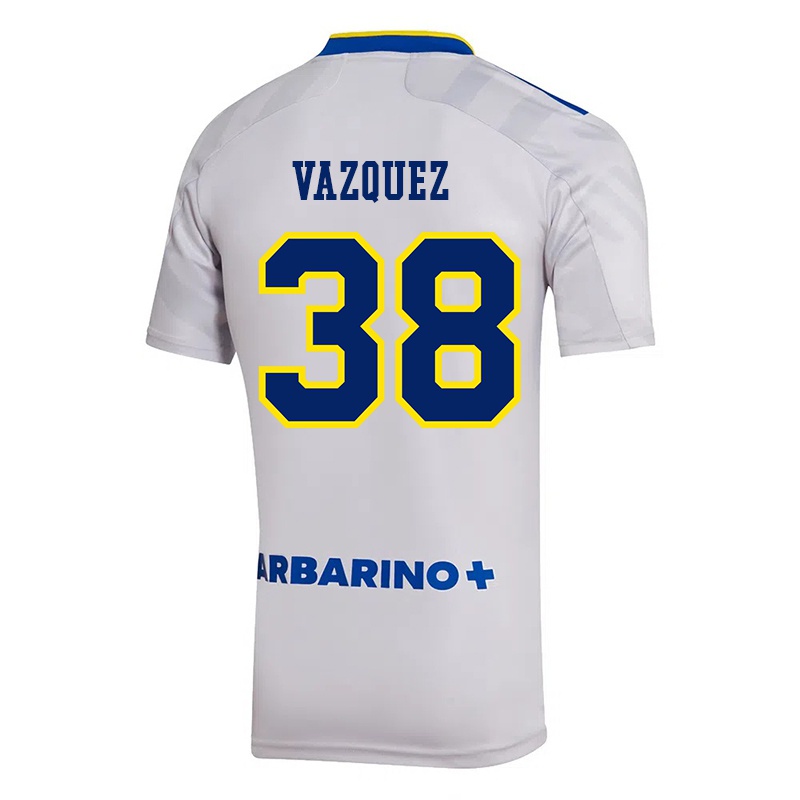 Niño Camiseta Luis Vazquez #38 Gris 2ª Equipación 2021/22 La Camisa Z1064