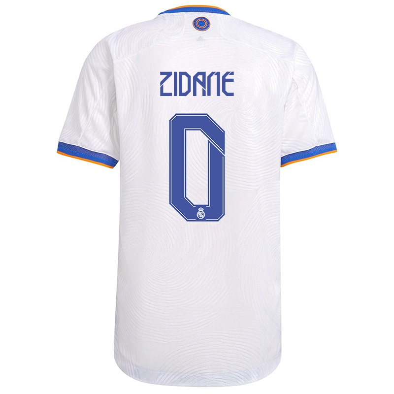 Hombre Camiseta Theo Zidane #0 Blanco 1ª Equipación 2021/22 La Camisa Z249