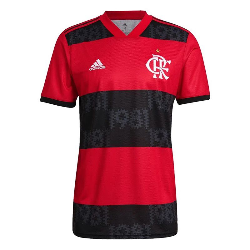 Hombre Camiseta Tu Nombre #0 Negro Rojo 1ª Equipación 2021/22 La Camisa Z343