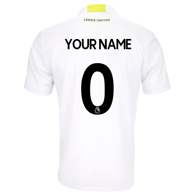 Hombre Camiseta Tu Nombre #0 Blanco 1ª Equipación 2021/22 La Camisa Z394