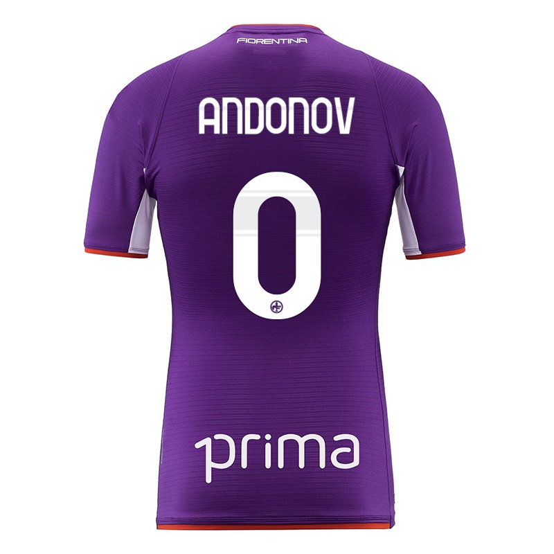 Hombre Camiseta Ivan Andonov #0 Violeta 1ª Equipación 2021/22 La Camisa Z416