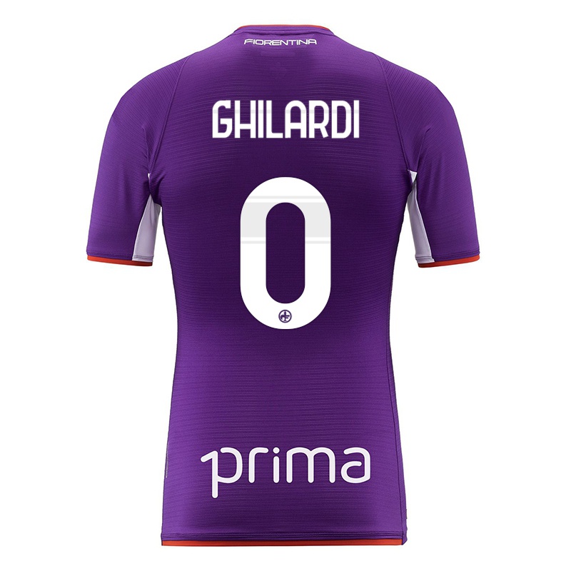 Hombre Camiseta Daniele Ghilardi #0 Violeta 1ª Equipación 2021/22 La Camisa Z420