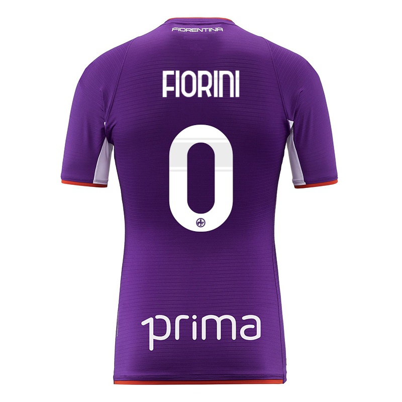 Hombre Camiseta Mattia Fiorini #0 Violeta 1ª Equipación 2021/22 La Camisa Z424