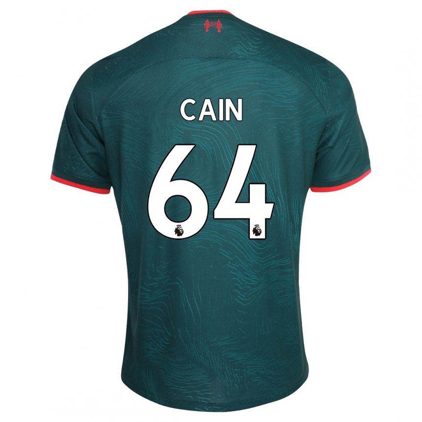 Niño Camiseta Jake Cain #64 Verde Oscuro Equipación Tercera 2022/23 La Camisa