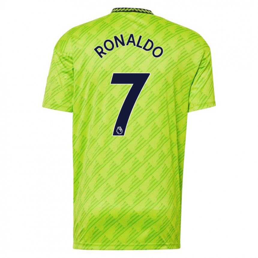 Niño Camiseta Cristiano Ronaldo #7 Verde Claro Equipación Tercera 2022/23 La Camisa