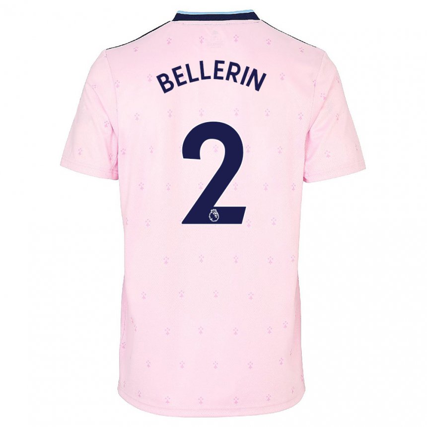 Niño Camiseta Hector Bellerin #2 Rosa Azul Marino Equipación Tercera 2022/23 La Camisa