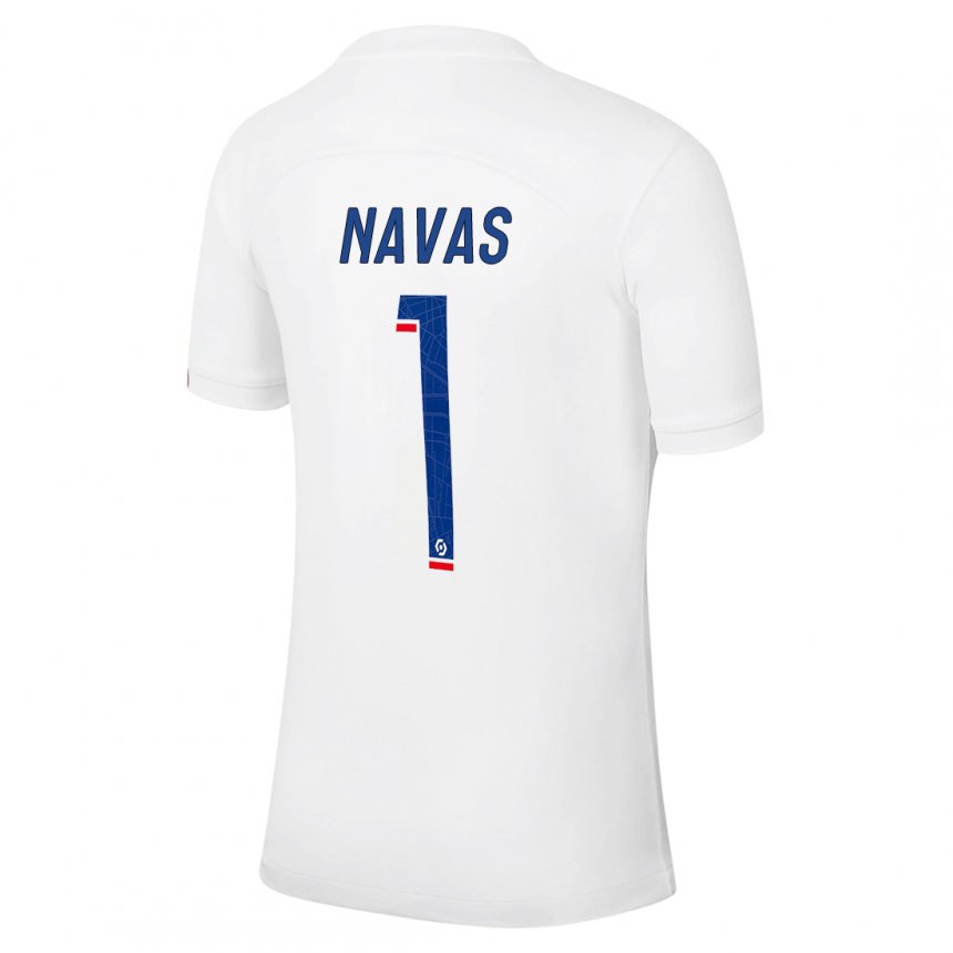 Niño Camiseta Navas #1 Blanco Equipación Tercera 2022/23 La Camisa