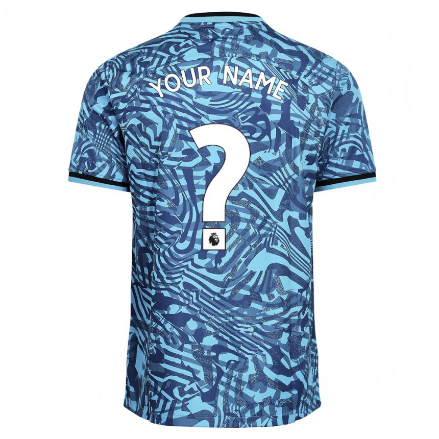Hombre Camiseta Su Nombre #0 Azul Azul Marino Equipación Tercera 2022/23 La Camisa