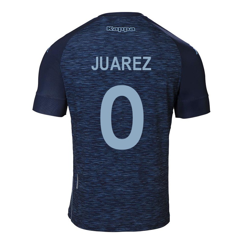 Mujer Camiseta Sergio Juarez #0 Azul Oscuro 2ª Equipación 2021/22 La Camisa