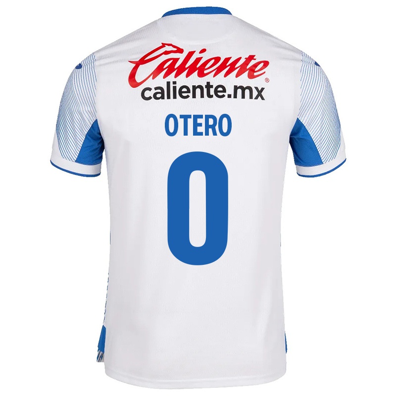 Mujer Camiseta Romulo Otero #0 Blanco 2ª Equipación 2021/22 La Camisa