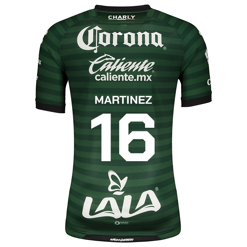 Mujer Camiseta Karyme Martinez #16 Blanco Verde 2ª Equipación 2021/22 La Camisa
