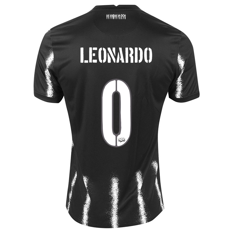 Mujer Camiseta Anderson Leonardo #0 Negro 2ª Equipación 2021/22 La Camisa