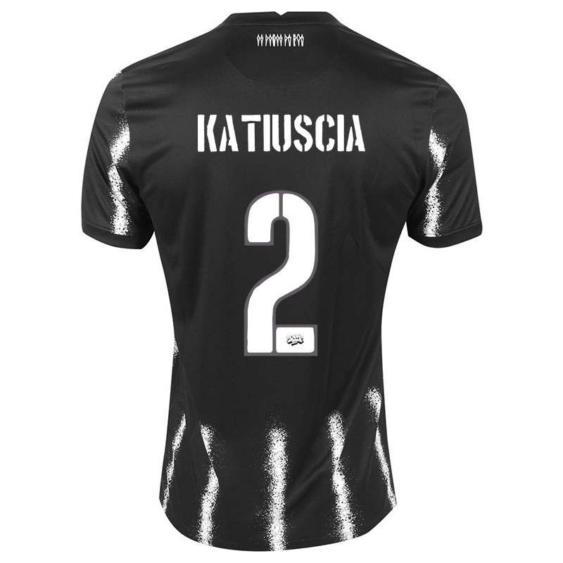 Mujer Camiseta Katiuscia #2 Negro 2ª Equipación 2021/22 La Camisa