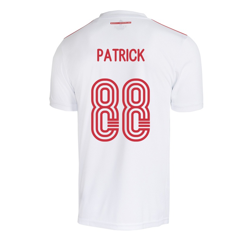 Mujer Camiseta Patrick #88 Blanco 2ª Equipación 2021/22 La Camisa