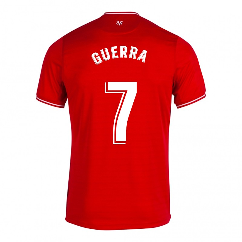Mujer Camiseta Ramiro Guerra #7 Rojo 2ª Equipación 2021/22 La Camisa