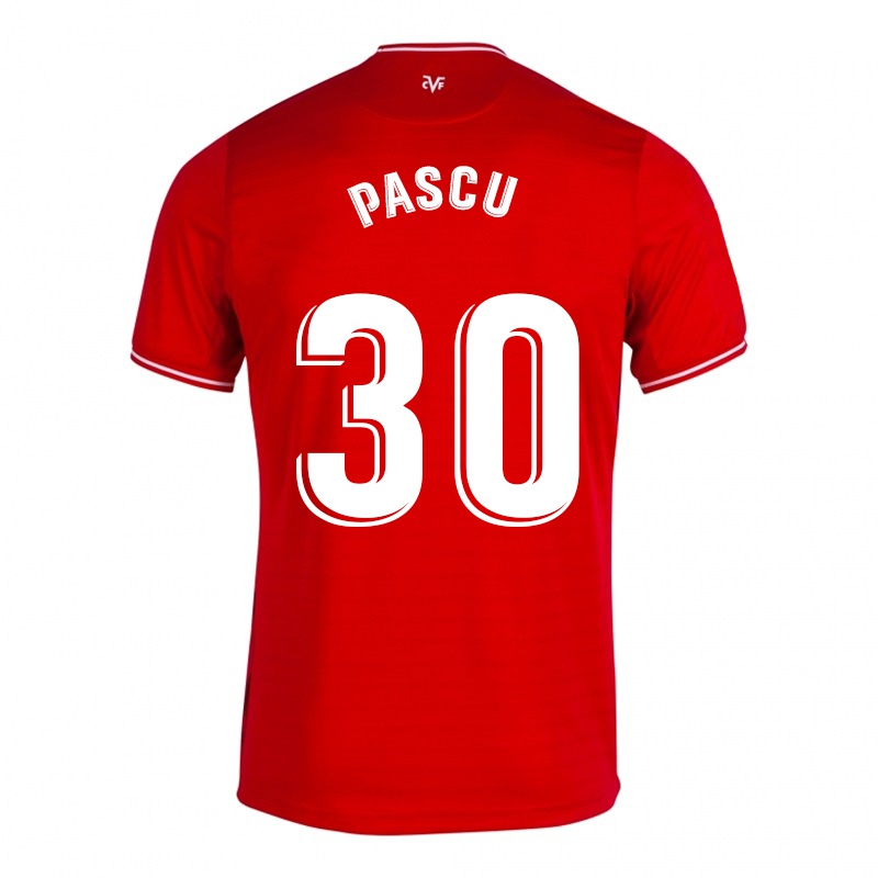 Mujer Camiseta Pascu #30 Rojo 2ª Equipación 2021/22 La Camisa