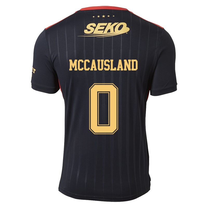 Mujer Camiseta Ross Mccausland #0 Negro 2ª Equipación 2021/22 La Camisa