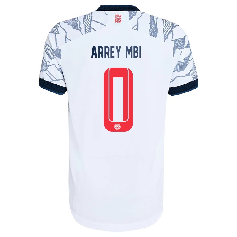 Mujer Camiseta Bright Akwo Arrey-mbi #0 Gris Blanco 3ª Equipación 2021/22 La Camisa