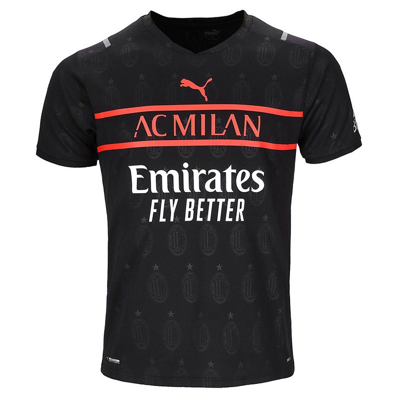 Mujer Camiseta Daniel Maldini #27 Negro 3ª Equipación 2021/22 La Camisa