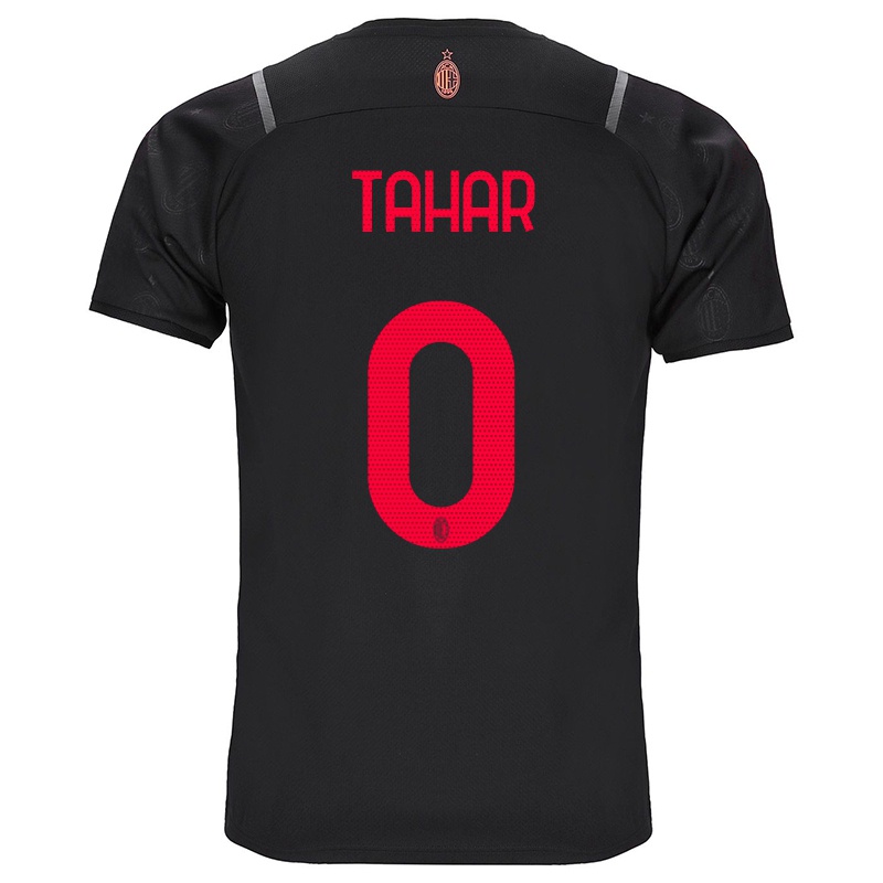 Mujer Camiseta Riad Tahar #0 Negro 3ª Equipación 2021/22 La Camisa