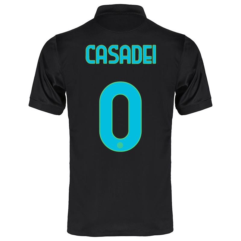 Mujer Camiseta Cesare Casadei #0 Negro 3ª Equipación 2021/22 La Camisa