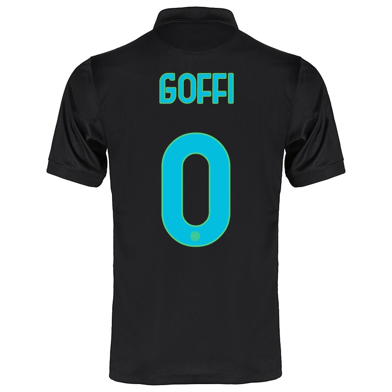 Mujer Camiseta Riccardo Goffi #0 Negro 3ª Equipación 2021/22 La Camisa