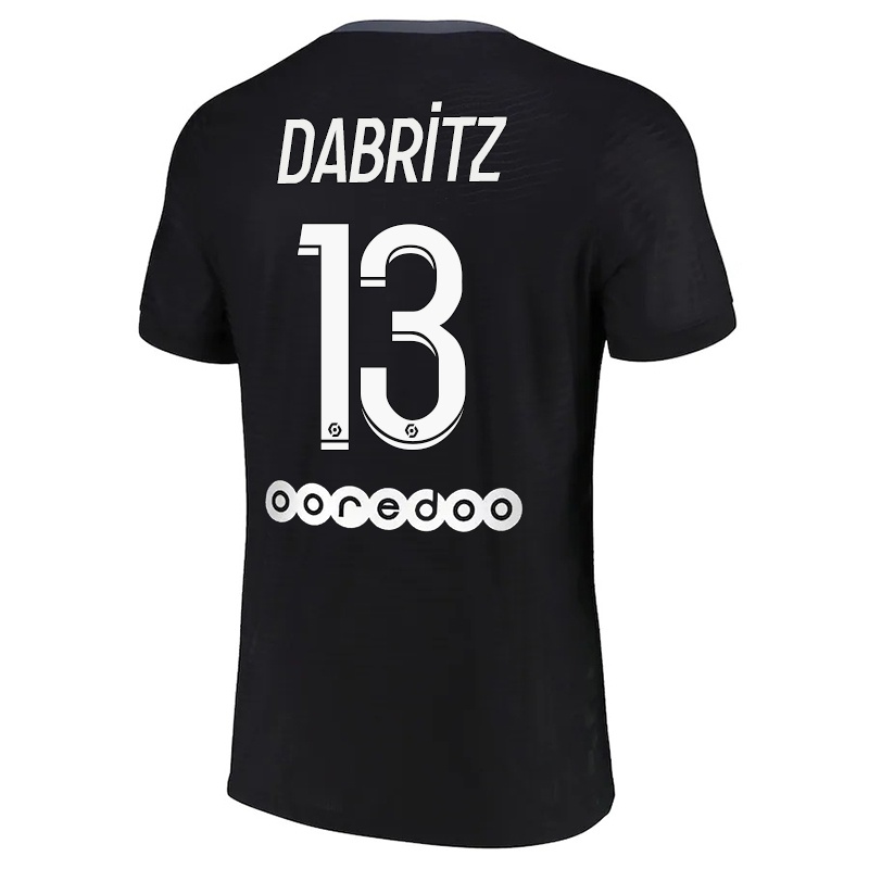 Mujer Camiseta Sara Dabritz #13 Negro 3ª Equipación 2021/22 La Camisa