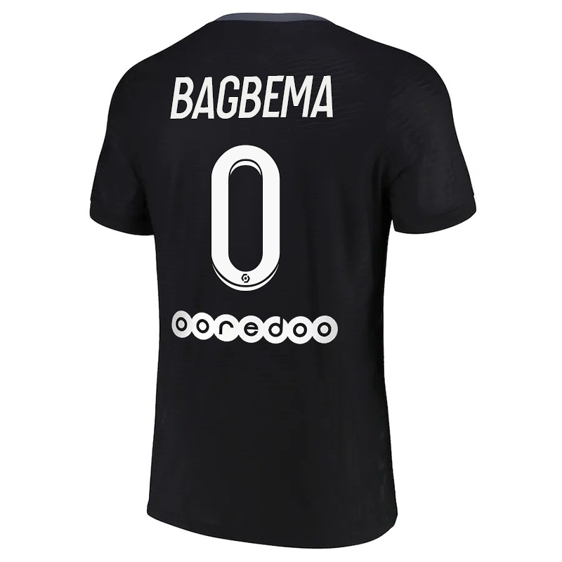 Mujer Camiseta Zoumana Bagbema #0 Negro 3ª Equipación 2021/22 La Camisa