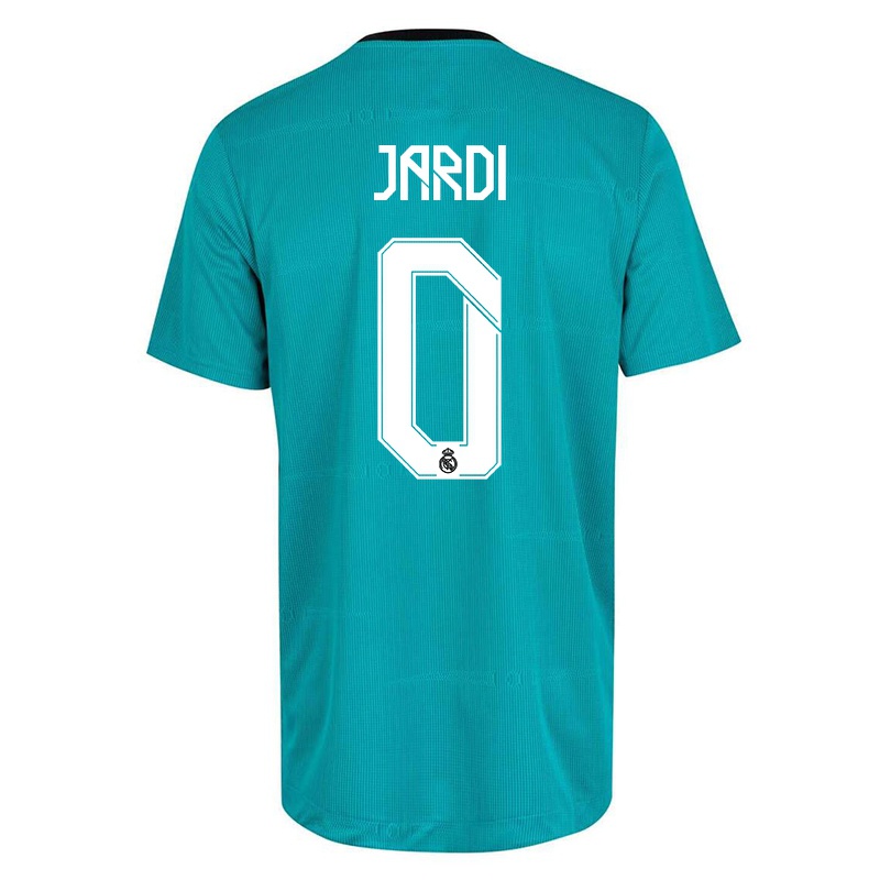 Mujer Camiseta Jaume Jardi #0 Verde Claro 3ª Equipación 2021/22 La Camisa