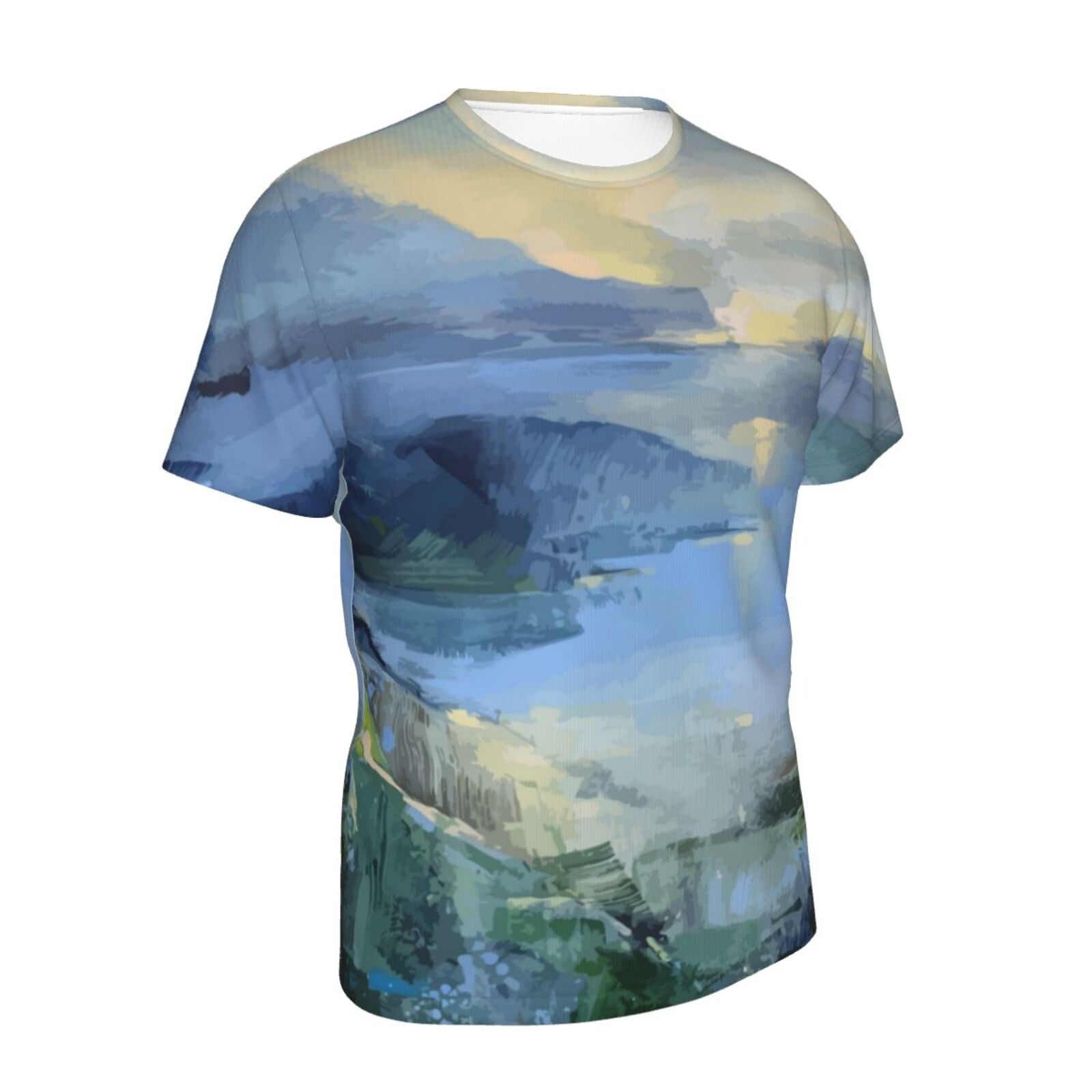 Camiseta Clásica Mar En Calma Elementos De Pintura