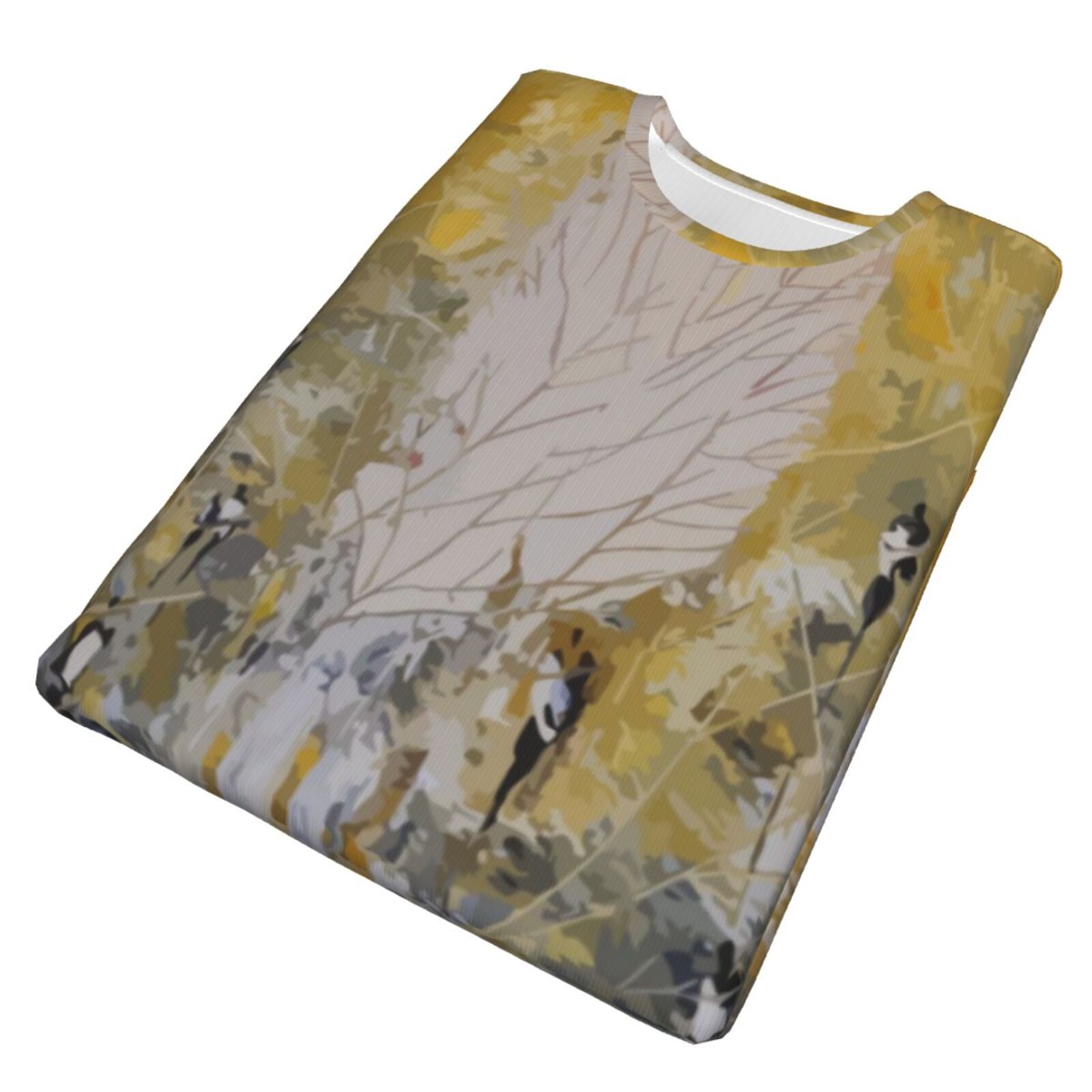 Camiseta Clásica Elementos De Pintura Amarillos Dulces