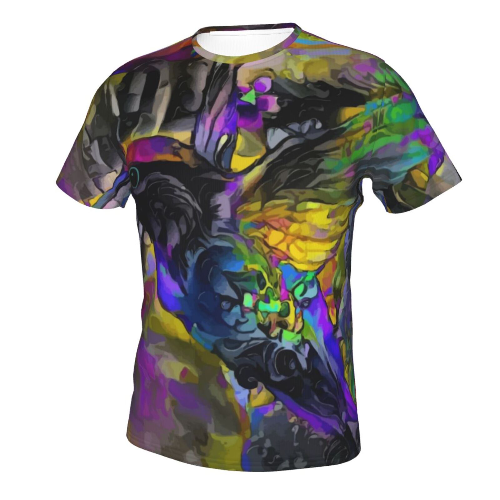 Camiseta Clásica Colibri Technicolor Elementos De Técnica Mixta