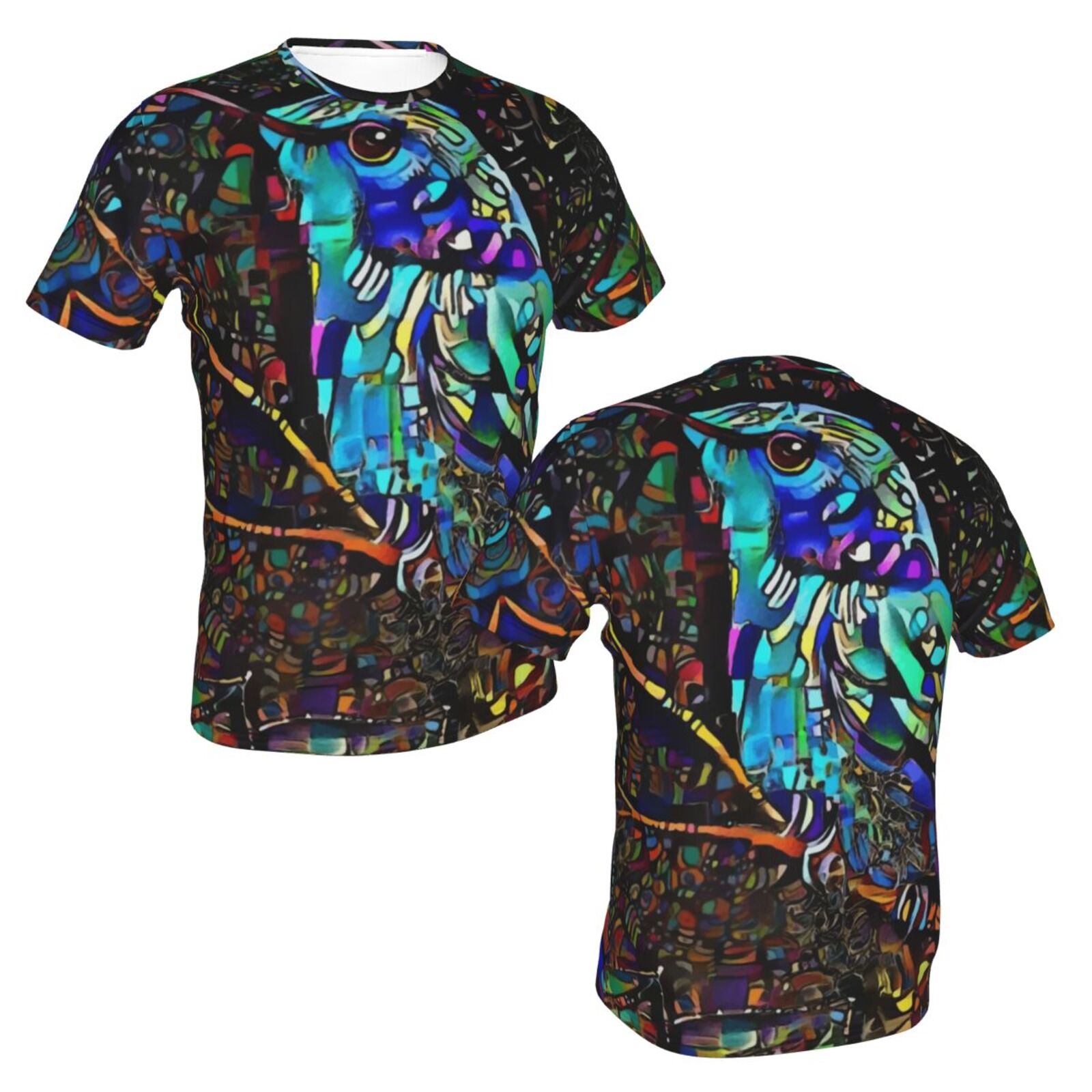 Camiseta Clásica Petit-coli Bird Elementos De Técnica Mixta