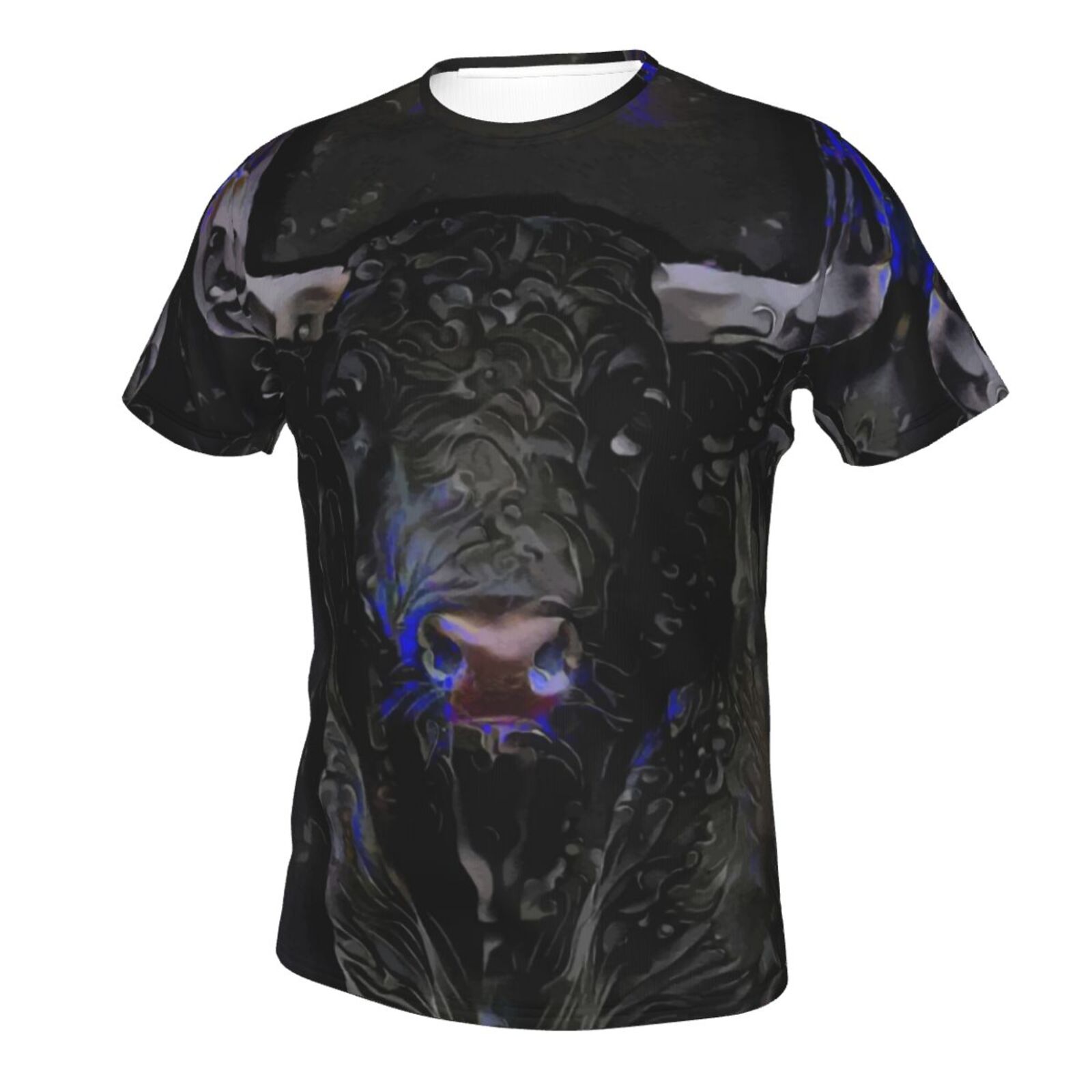 Camiseta Clásica Sombra Bull Elementos De Técnica Mixta