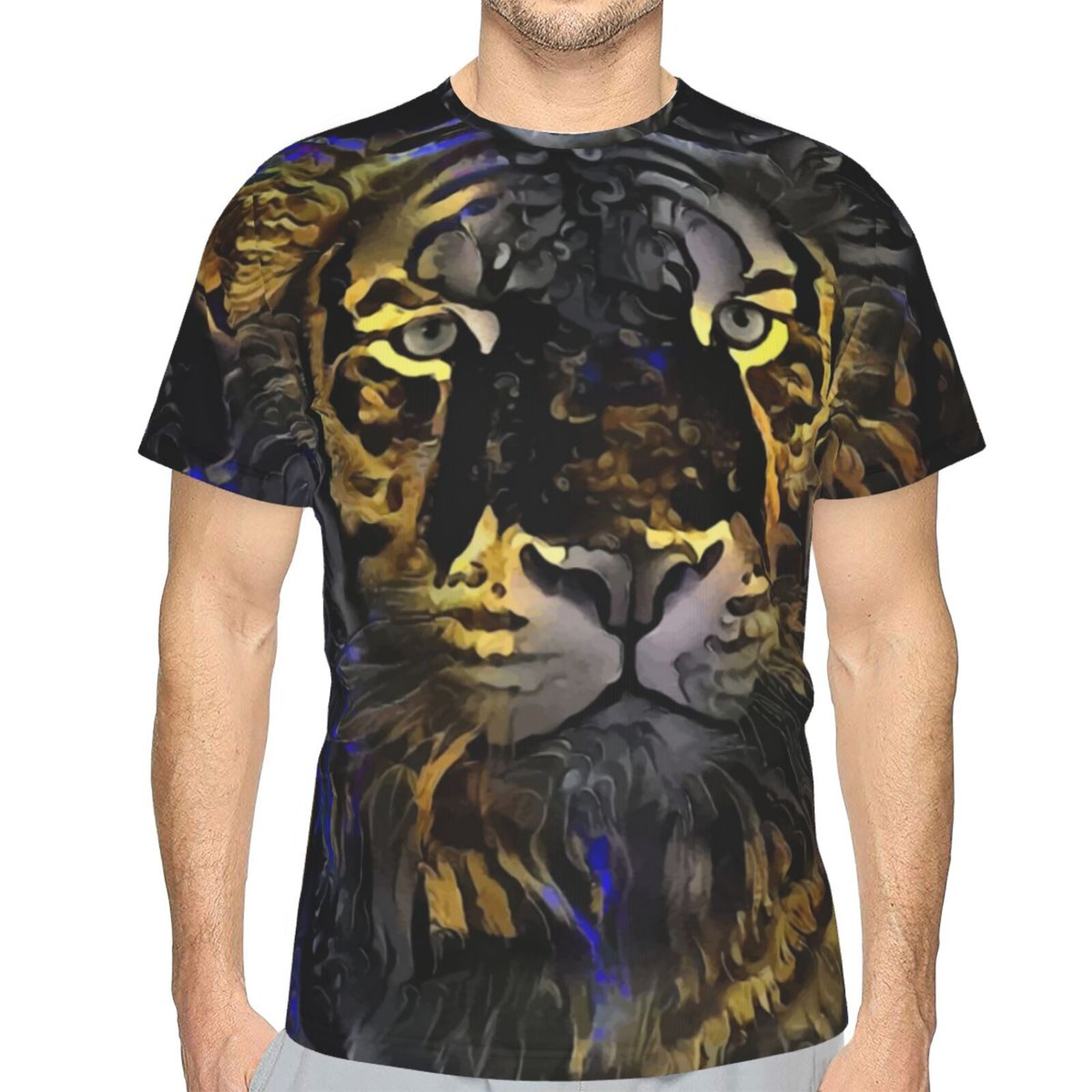 Camiseta Clásica Tigermoon 2021 Elementos De Técnica Mixta